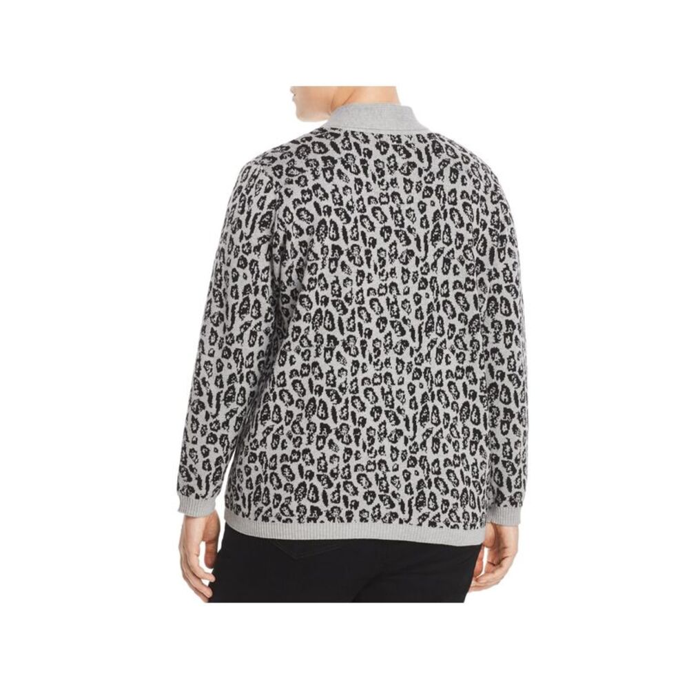 ALISON ANDREWS Womens Black Long Sleeve Wear To Work Sweater Plus 3X - Picture 2 of 2